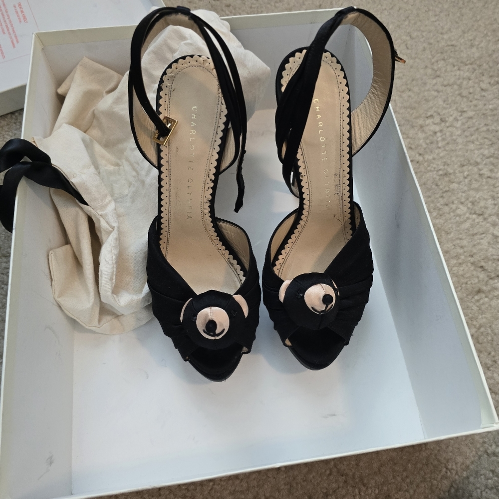 Charlotte Olympia High Heel Platform Shoe uk size 6.5 - Picture 4 of 5